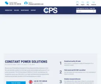 CPS-Generators.com(Constant Power Solutions) Screenshot