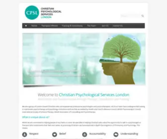 CPS-London.co.uk(Christian Psychological Services London) Screenshot