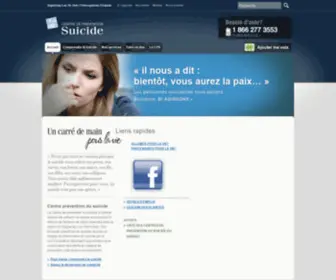 CPS02.org(Centre de prévention du suicide 02) Screenshot