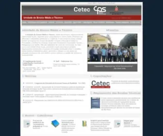 CPscetec.com.br(Centro Paula Souza) Screenshot