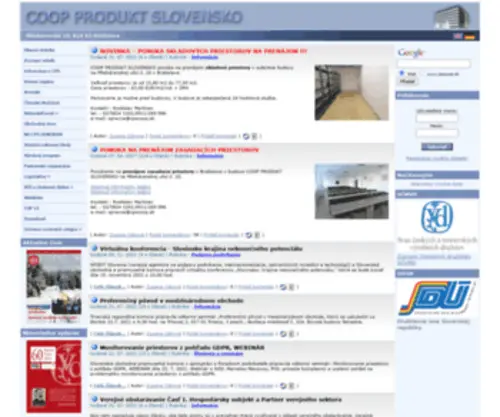 CPscoop.sk(COOP PRODUKT SLOVENSKO) Screenshot