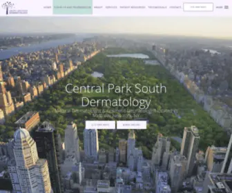 CPsderm.com(Central Park South Dermatology) Screenshot