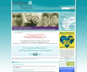 CPSDV.org(FaithTrust Institute) Screenshot