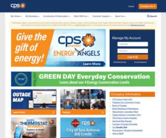 Cpsenergy.com(CPS Energy) Screenshot