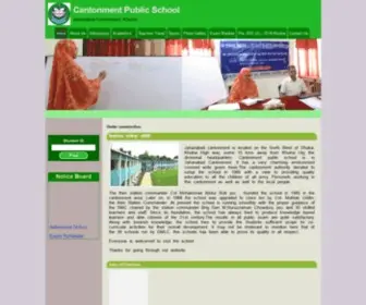 CPSK.edu.bd(Cantonment Public School) Screenshot