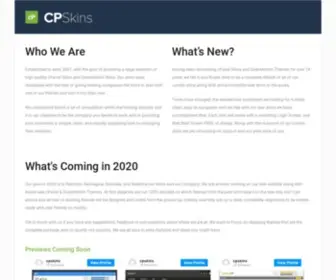 CPskins.com(CPSkinsSomething New is Coming) Screenshot