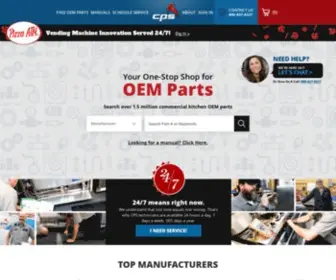 Cpsohio.com(Commercial Parts & Service) Screenshot