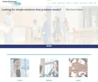 Cpsolution.com(Custom Performance Solutions Online) Screenshot