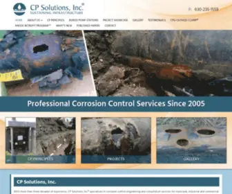 Cpsolutionsinc.net(Corrosion Engineering Consulting) Screenshot