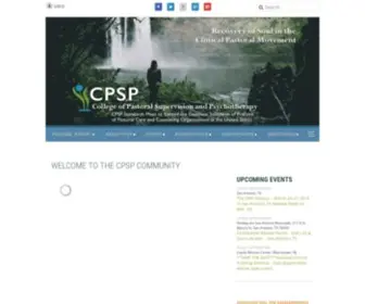 CPSP.org(Home) Screenshot