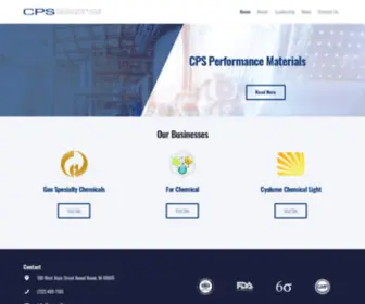 CPsperformancematerials.com(Main Home) Screenshot