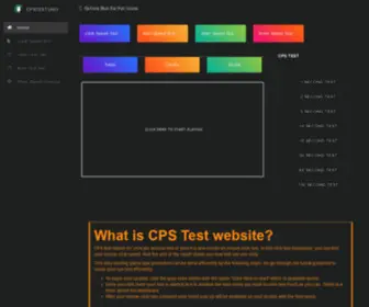 CPstest.uno(CPS Test) Screenshot