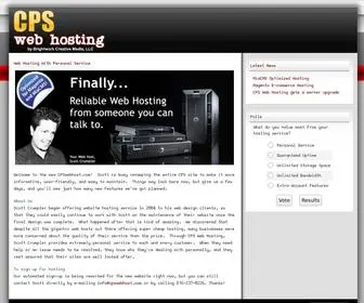 CPswebhost.com(CPS Web Hosting) Screenshot