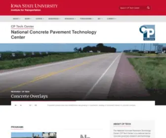 Cptechcenter.org(National Concrete Pavement Technology Center) Screenshot