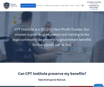 Cptinstitute.org(CPT Institute) Screenshot