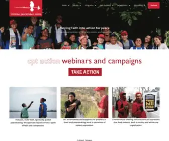 CPT.org(Christian Peacemaker Teams) Screenshot