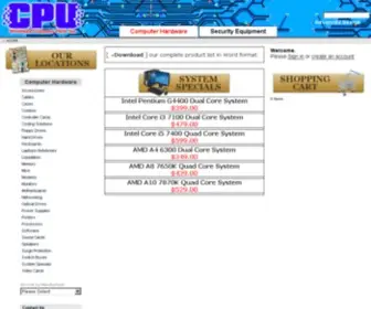 Cpu4U.com(CPU Wholesale Computer Parts Inc) Screenshot