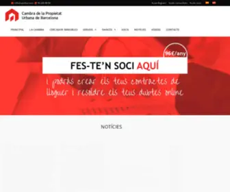 Cpubcn.com(Cambra de la Propietat Urbana de Barcelona) Screenshot