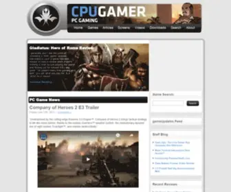 Cpugamer.com(PC Gaming) Screenshot