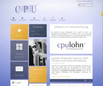 Cpulohn.at(Cpu informatik gmbh) Screenshot