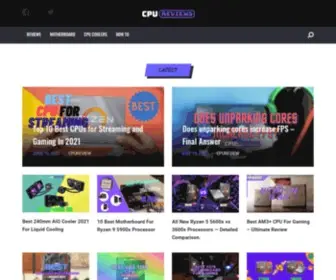 Cpureview.net(We Review Best CPU On Internet) Screenshot