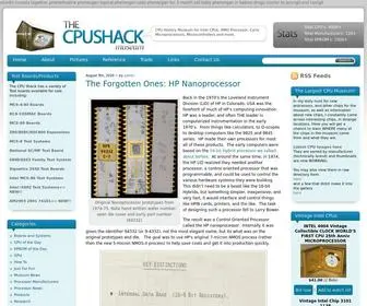 Cpushack.com(The CPU Shack) Screenshot