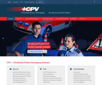 CPV.ch(Erfahren Sie alles über den Verein der Christlichen Polizei Vereinigung Schweiz CPV) Screenshot