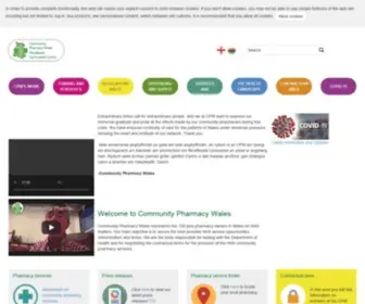 Cpwales.org.uk(Community Pharmacy Wales) Screenshot