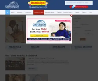 CPWsjodhpur.com(Career Point World School (CPWS)) Screenshot
