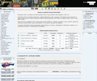 CQ.sk(European HAMradio portal) Screenshot