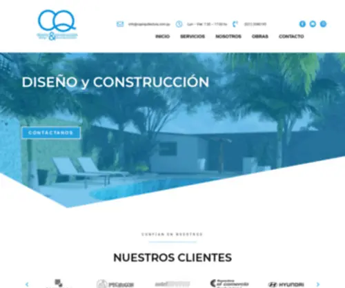 Cqarquitectura.com.py(CQ Arquitectura y Diseño) Screenshot