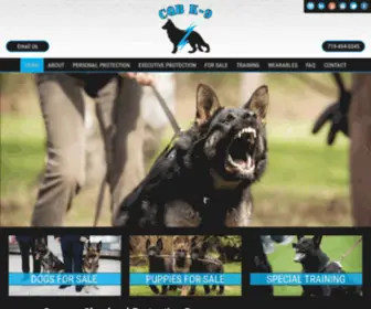 CQBK9.com(German Shepherd Protection & Guard Dogs) Screenshot