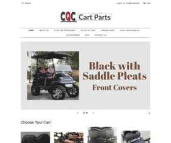 CQccartparts.com(Custom Quality Covers) Screenshot