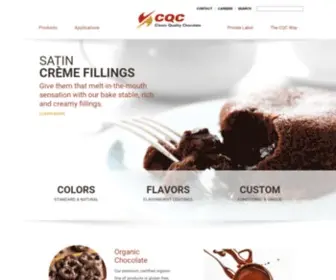 CQC.com(Clasen Quality Chocolate) Screenshot
