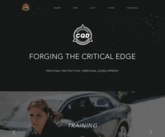 CQD.biz(Close Quarters Defense (CQD) Homepage) Screenshot