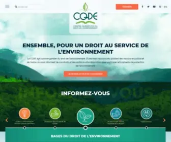 Cqde.org(Centre) Screenshot