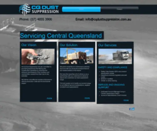 Cqdustsuppression.com.au(Mysite) Screenshot