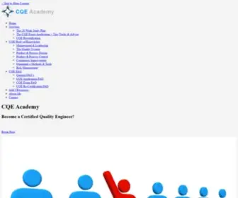 Cqeacademy.com(CQE Academy) Screenshot
