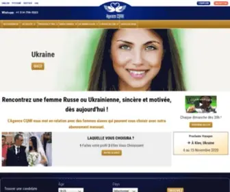 Cqmi.fr(Site de Rencontre Femme Russe et femme Ukrainienne) Screenshot