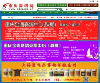 Cqsaige.cn(重庆赛鸽网) Screenshot