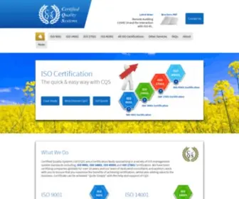 CQSLTD.com(Iso certification) Screenshot