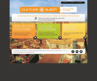 Cqtours.com(Culture Quest Tours) Screenshot
