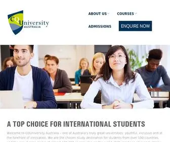 Cquinternational.com(CQUniversity Australia) Screenshot