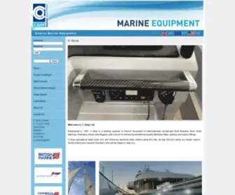 Cquip.com(Marine Equipment Distributor) Screenshot