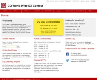 CQWW.com(CQ World Wide DX Contest) Screenshot