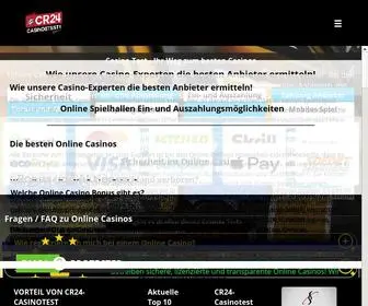 CR24Casinotest.de(Online spielhalle) Screenshot