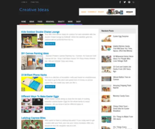 CR8Tiveideas.com(Here you will find many creative ideas that will make your life easier) Screenshot