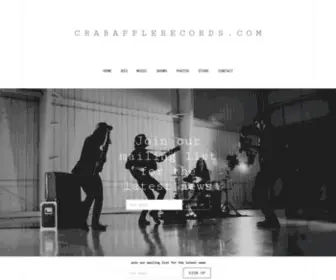 Crabapplerecords.com(Home page of) Screenshot