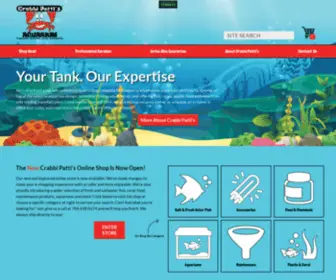 Crabbipattisaquariumshop.com(Aquarium Shop) Screenshot