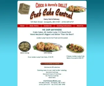 CrABCAkecentral.com(Maryland Crab Cakes) Screenshot